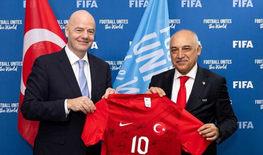 TFF Başkanı Büyükekşi, FIFA Başkanı Infantino'yu ziyaret etti