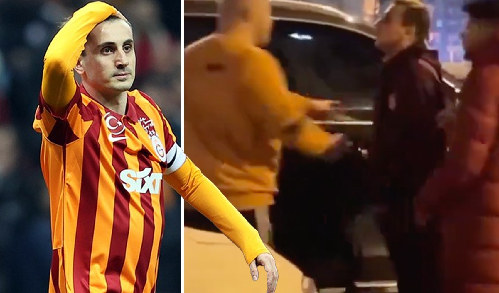 Galatasaray - Fatih Karagümrük maçından sonra Kerem Aktürkoğlu trafikte tartıştı!