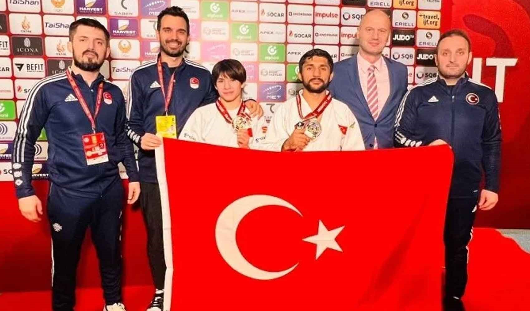 Milli judocular, Özbekistan'da 2 bronz madalya!