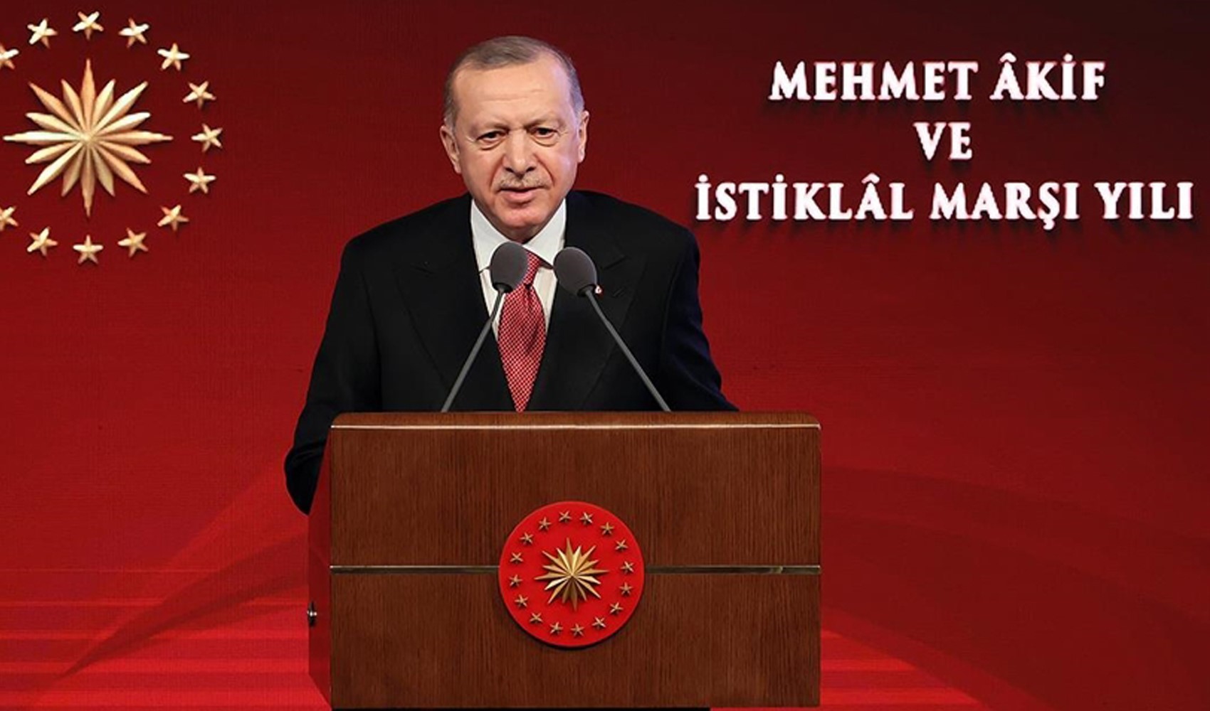 Cumhurbaşkanı ve AKP Genel Başkanı Recep Tayyip Erdoğan’dan İstiklal Marşı mesajı
