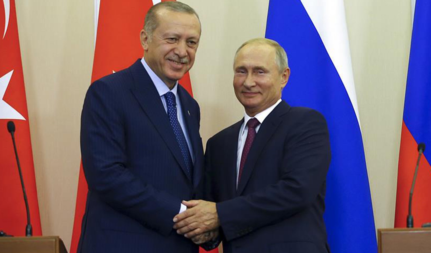 Il Presidente Erdoğan si è congratulato telefonicamente con Putin per la vittoria elettorale.