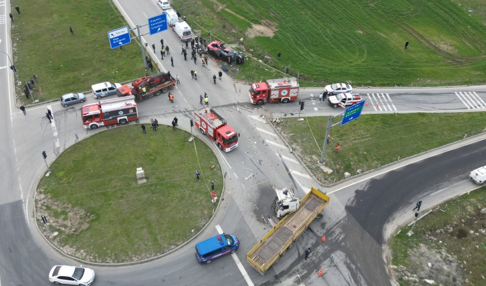 5 kişi hayatını kaybetmişti: Tekirdağ'daki feci kazanın görüntüleri ortaya çıktı!