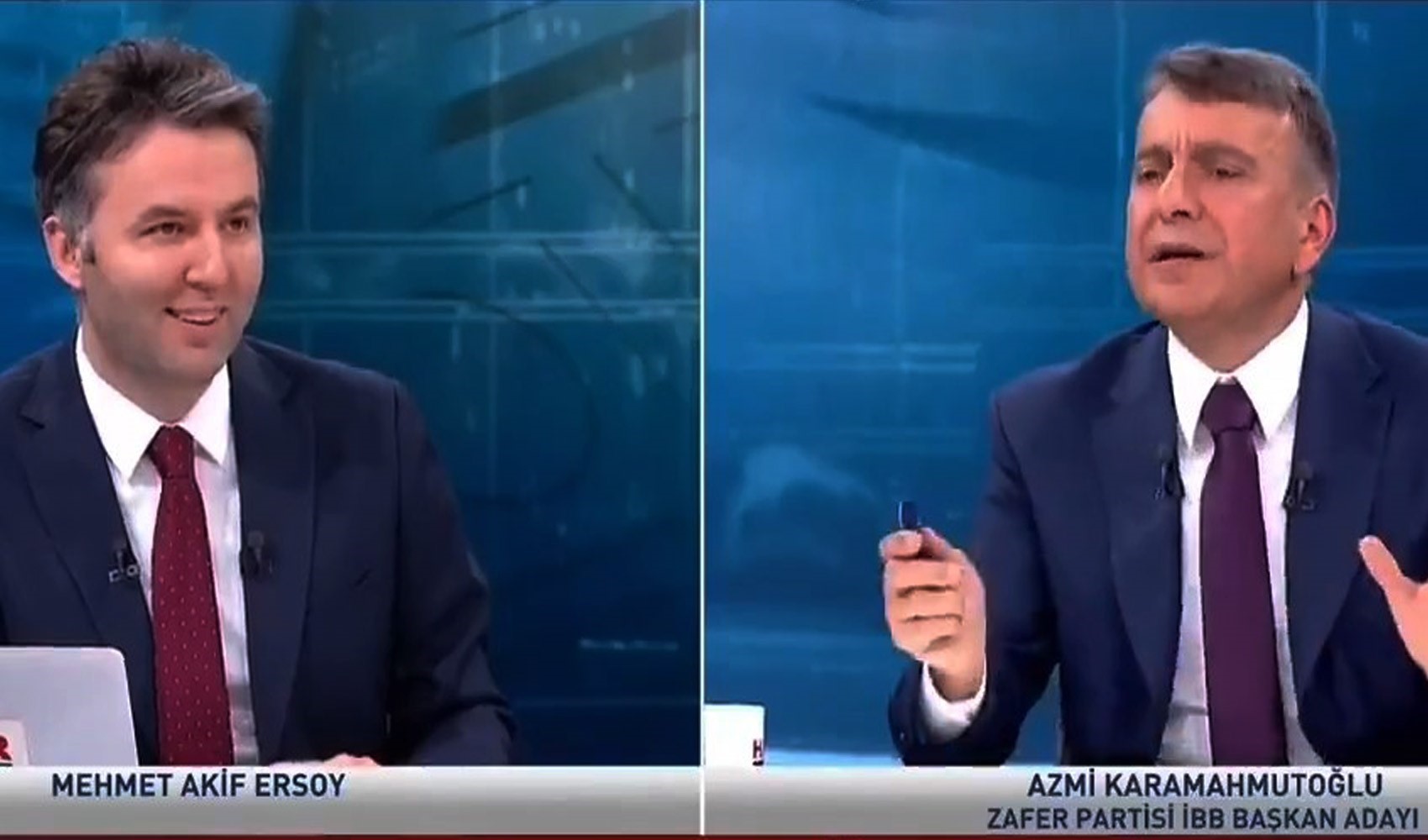 Tensione tra Mehmet Akif Ersoy e il candidato del Zafer Partisi alla municipalità di Istanbul su 'Sono turchi'