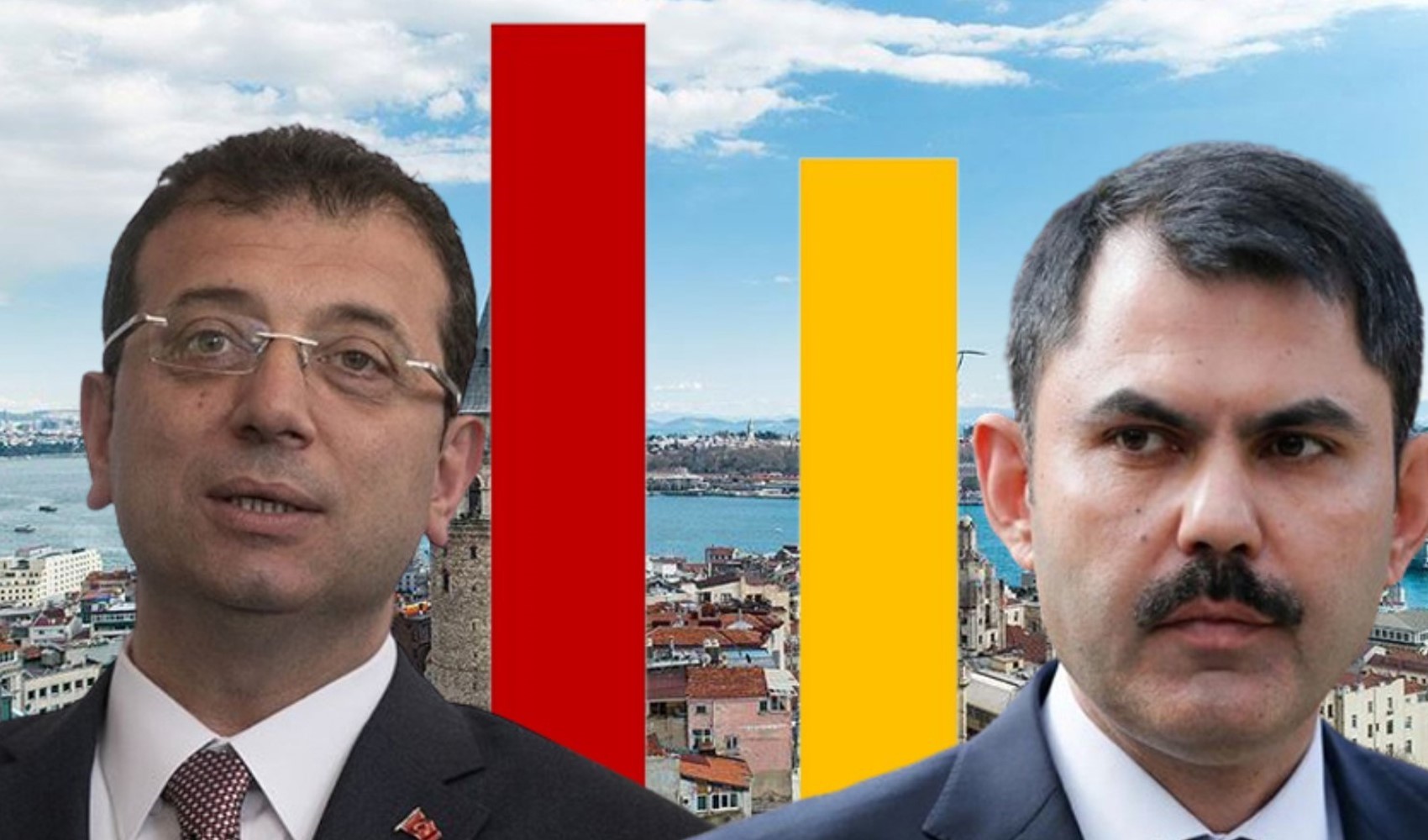 İstanbul'da 30 anketin ortalaması alındı: Ekrem İmamoğlu mu? Murat Kurum mu?