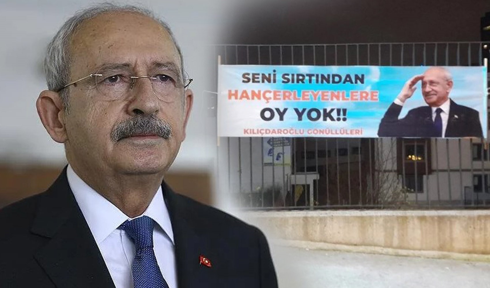 Kemal Kılıçdaroğlu risponde ai falsi striscioni: 'Ve lo spiego come a Bilal'