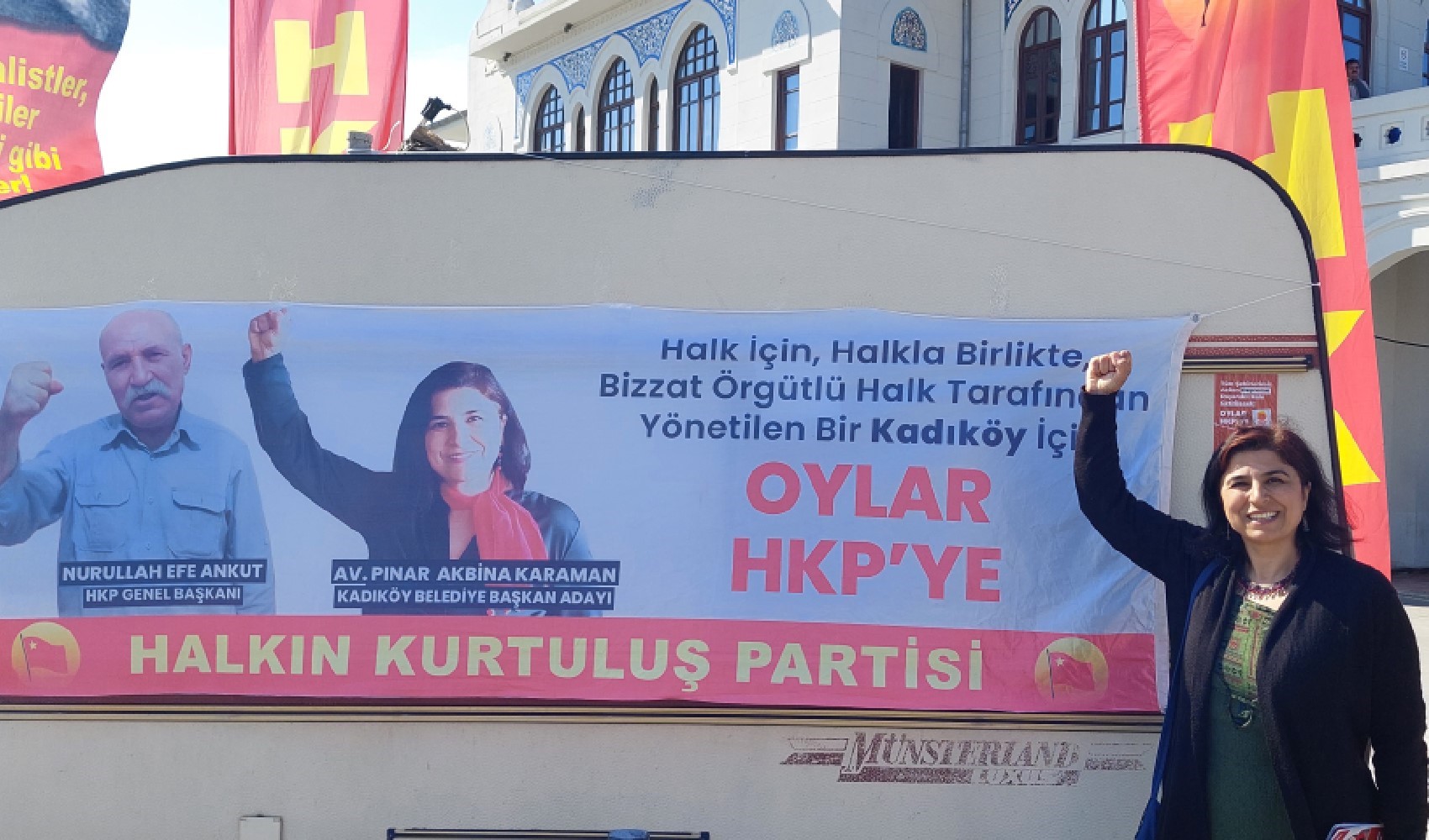 HKP Kadıköy adayı Av. Pınar Akbina: halkın iktidarını sevgiyle kuracağız!