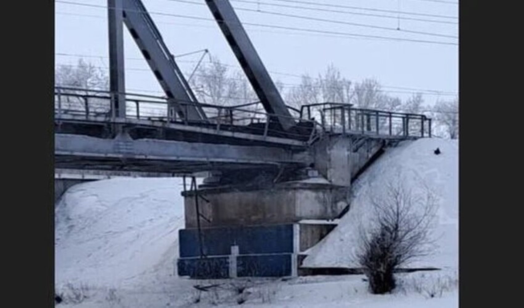 Rusya'da demiryolu köprüsüne saldırı: Ukrayna üstlendi