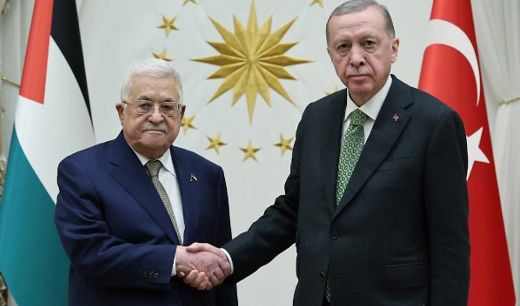 Il Presidente Erdoğan ha incontrato il leader palestinese Abbas