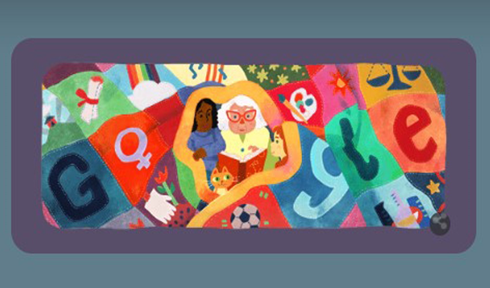 Google'dan 8 Mart 2024 Dünya Kadınlar Günü için Doodle
