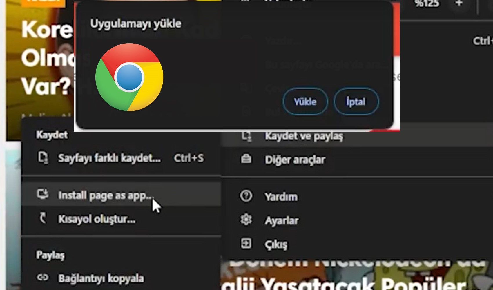 Google Chrome'da yenilik! Artık web sayfalarını uygulama olarak kaydedebilirsiniz!