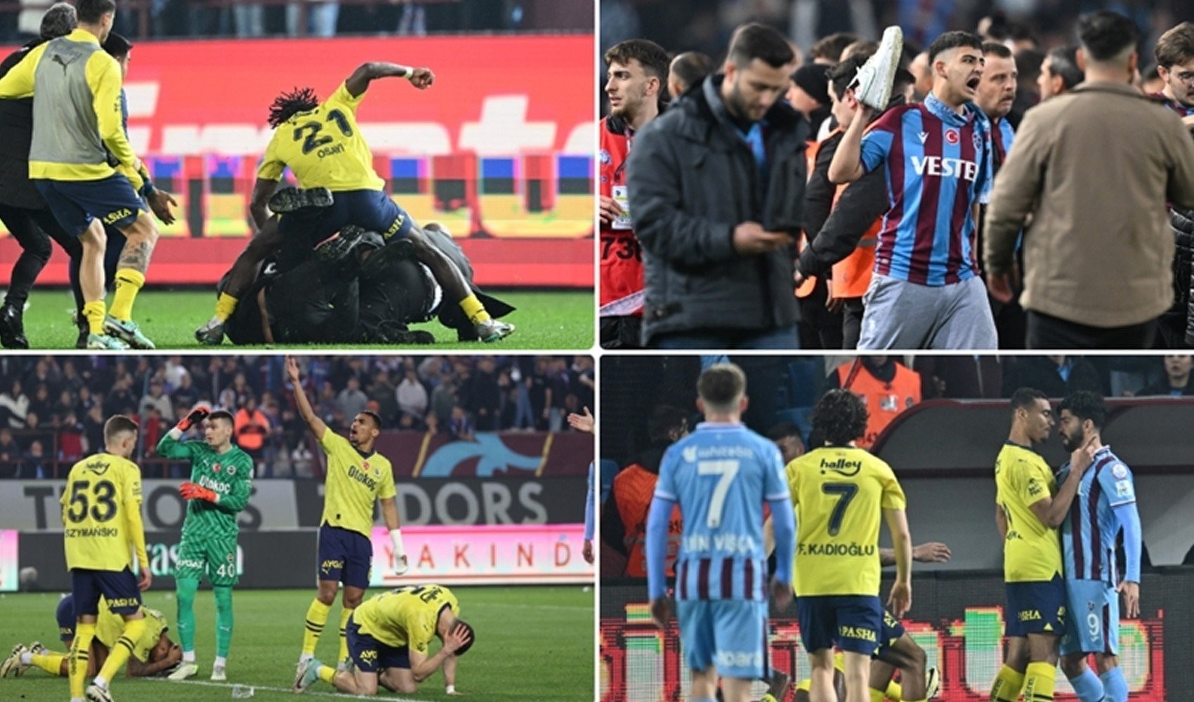 Olaylı Trabzonspor maçının ardından Fenerbahçe'de 3 futbolcu PFDK'ya sevk edildi!
