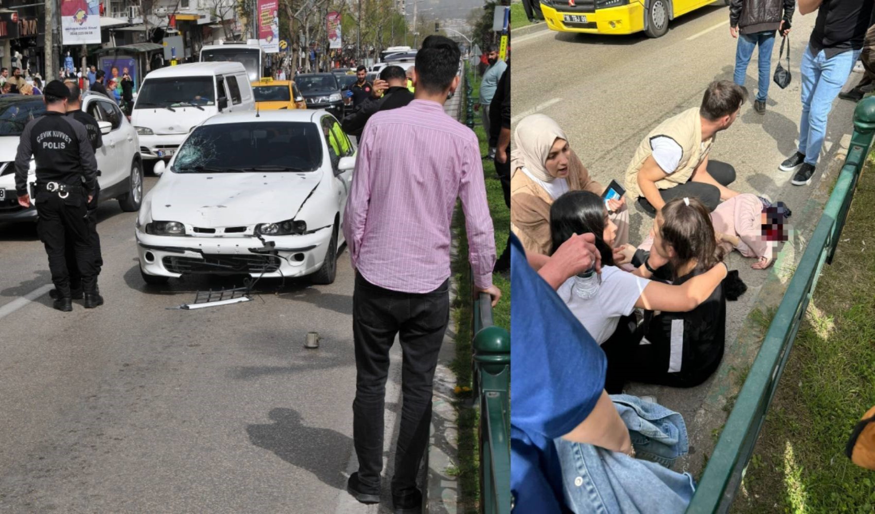 Bursa’da yaya geçidinde feci kaza: Anne öldü, çocukları yaralandı