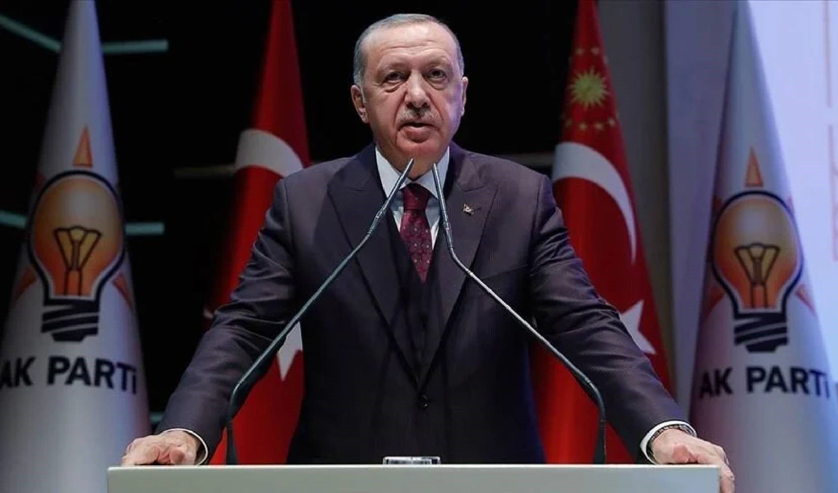 Erdoğan, AKP teşkilatına seslendi: Gündem Filistin ve yerel seçimler