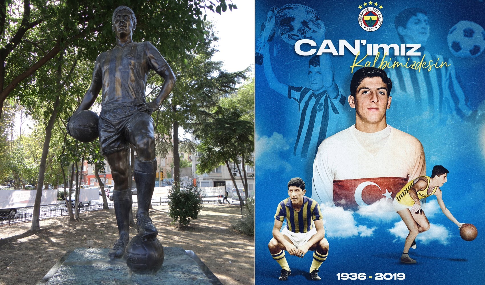 Fenerbahçe 'Sinyor' lakaplı Can Bartu'yu andı