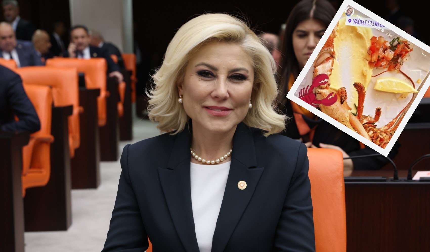 AKP'li Şebnem Bursalı'nın yediği ıstakozun fiyatı ortaya çıktı: '250 gramı...'