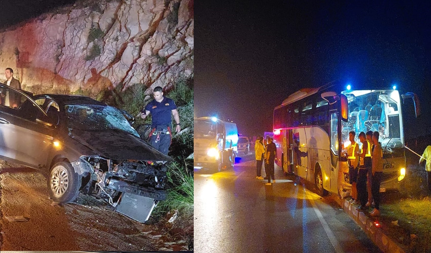Otomobil yolcu otobüsüyle çarpıştı: 4 ölü