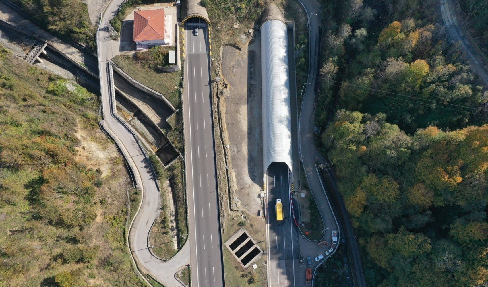 Bolu Tüneli'nin İstanbul yönünde heyelan riskine karşı uzatma