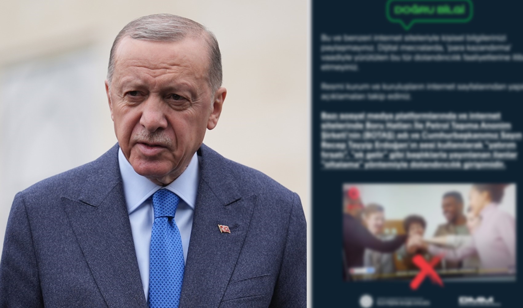 DMM'den 'Erdoğan' uyarısı: 'Sesini kullanarak dolandırıcılık yapıyorlar'