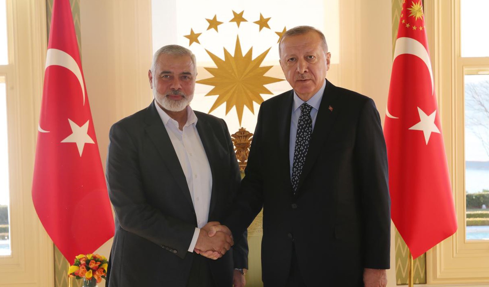 Erdoğan'ın, Hamas Başkanı Haniye'yle görüşmesi sona erdi