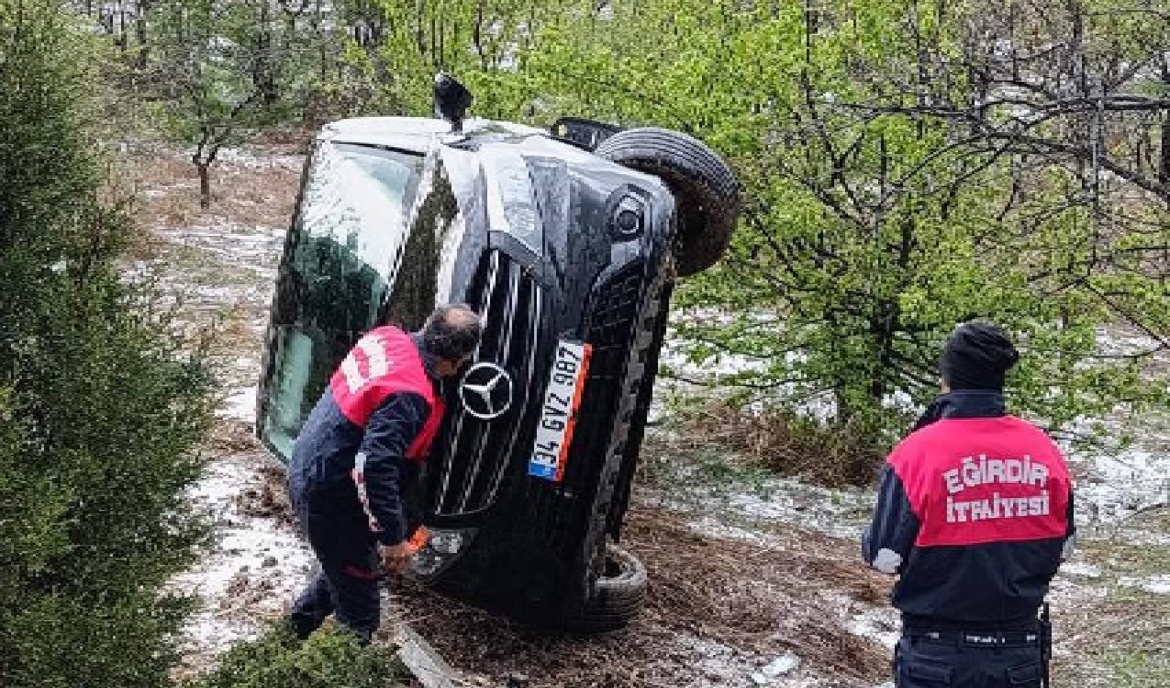 Isparta’da minibüs takla attı: 1 ölü, 8 yaralı!