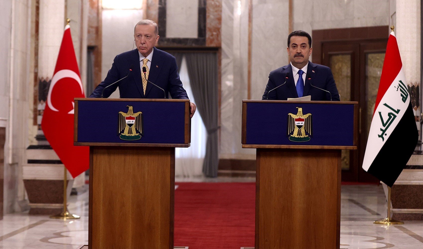 Erdoğan, Irak Başbakanı Sudani ile ortak basın toplantısı gerçekleştirdi