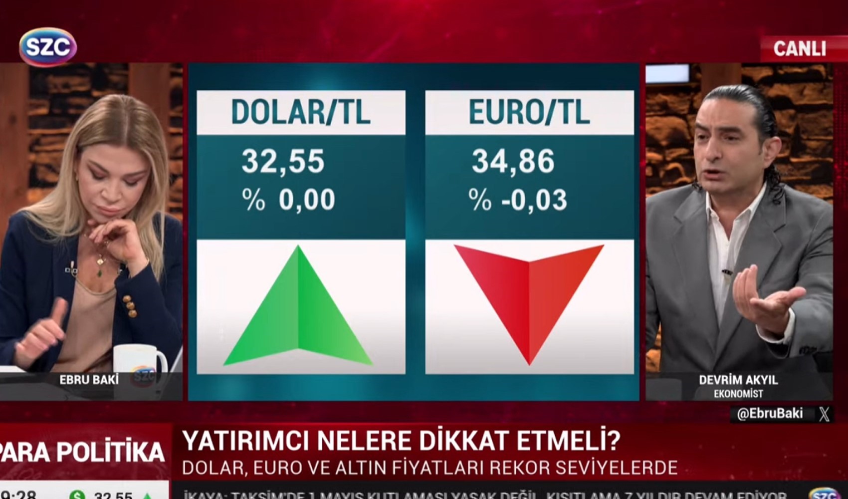 Ekonomist Devrim Akyıl ile Ebru Baki arasında 'enflasyon-kur' tartışması: 'Ben öğrenci değilim'