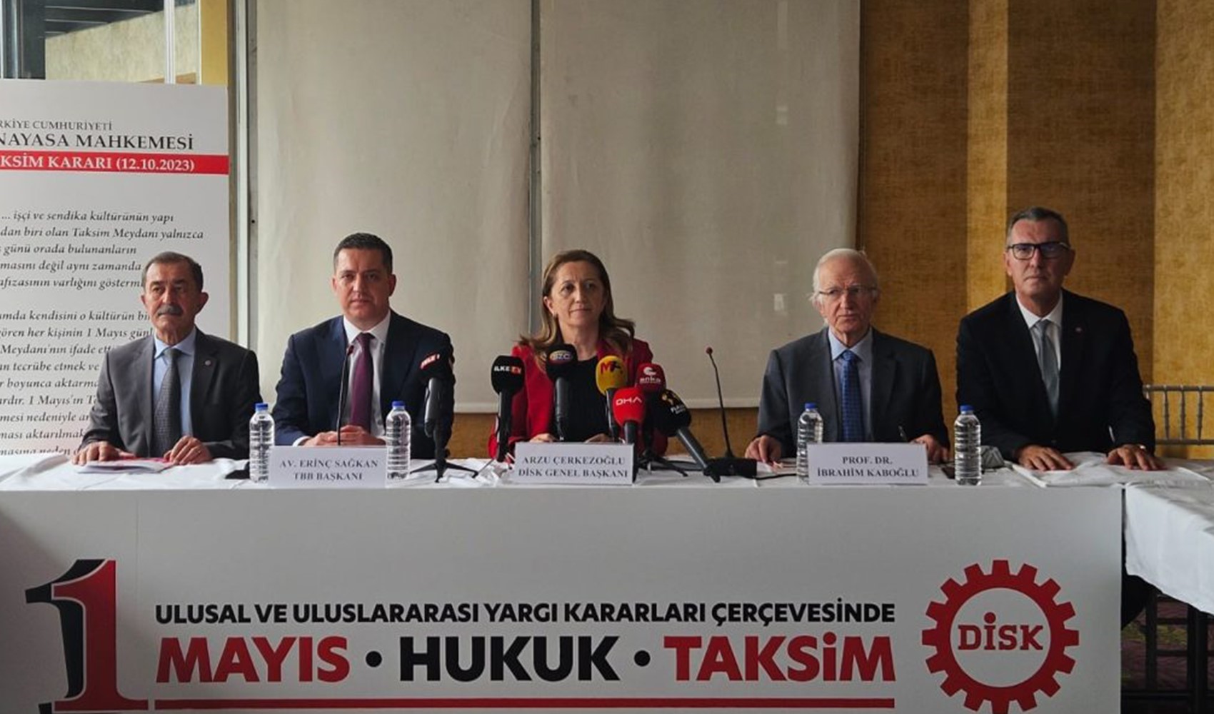 DİSK Başkanı Arzu Çerkezoğlu'ndan Vali'ye yanıt: 'Taksim bizimdir!'