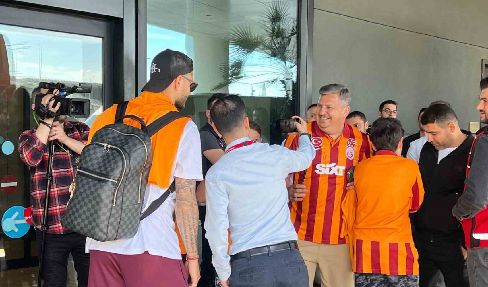 Galatasaray takımı Süper Kupa için Şanlıurfa'da