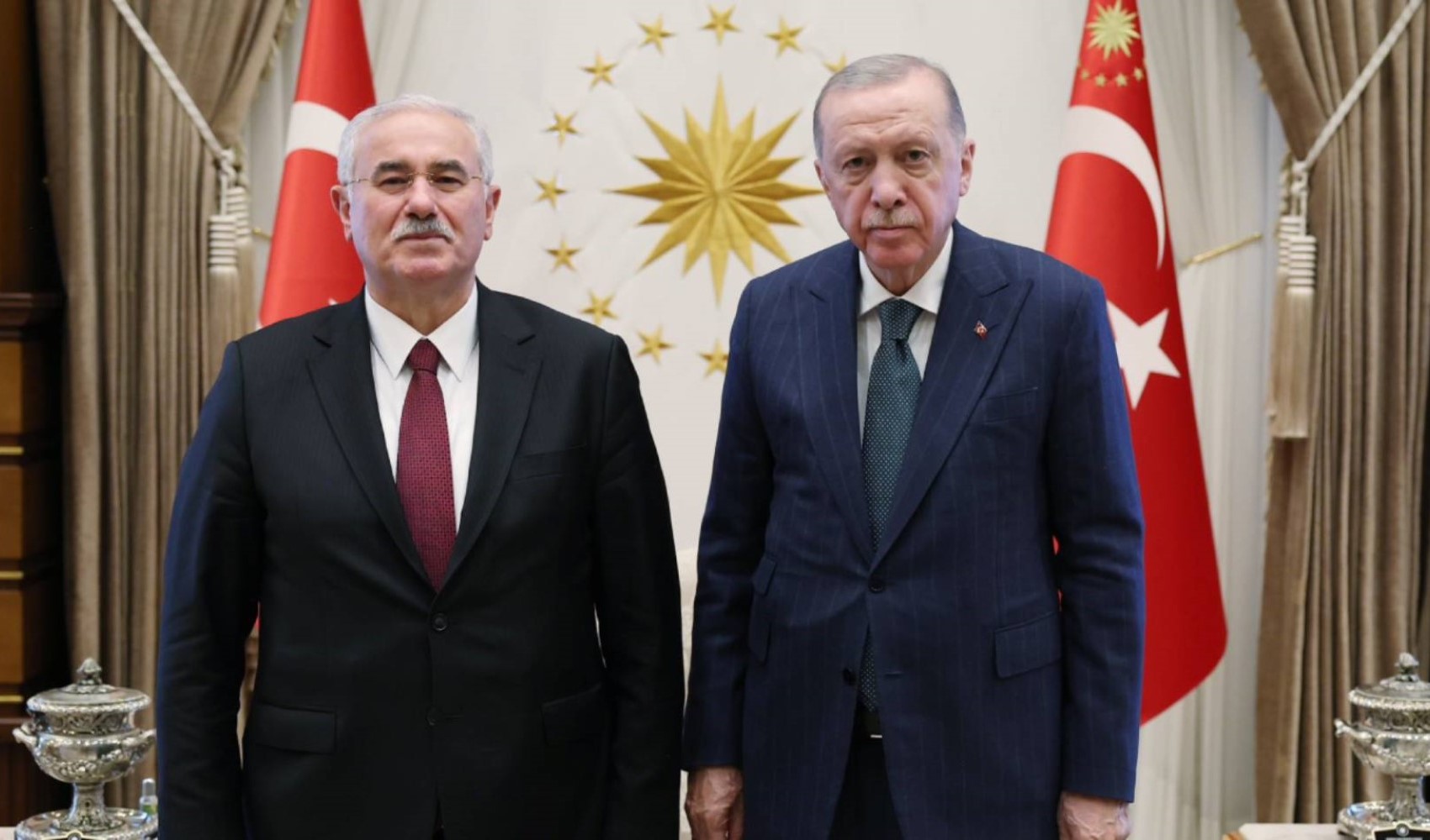 Veda Ziyareti: Cumhurbaşkanı Erdoğan, eski Yargıtay Başkanı Akarca'yı kabul etti