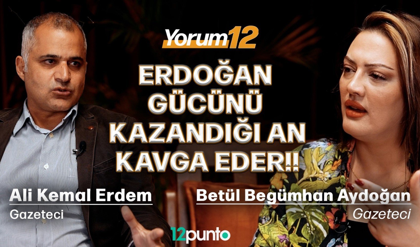Gazeteci Ali Kemal Erdem 12punto stüdyosunda Yorum12'nin konuğu oldu: CHP lideri Özel nasıl bir siyaset izliyor?