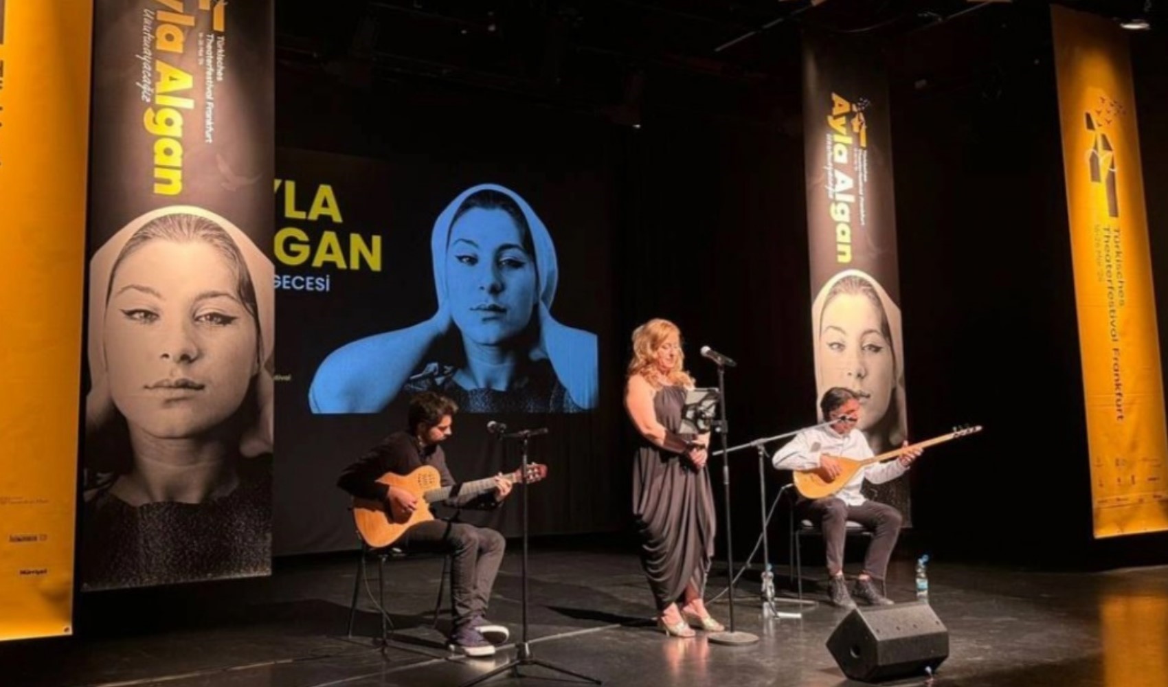 Frankfurt Türk Tiyatro Festivali'nin açılışı gerçekleşti: 'Ayla Algan'a adadık'