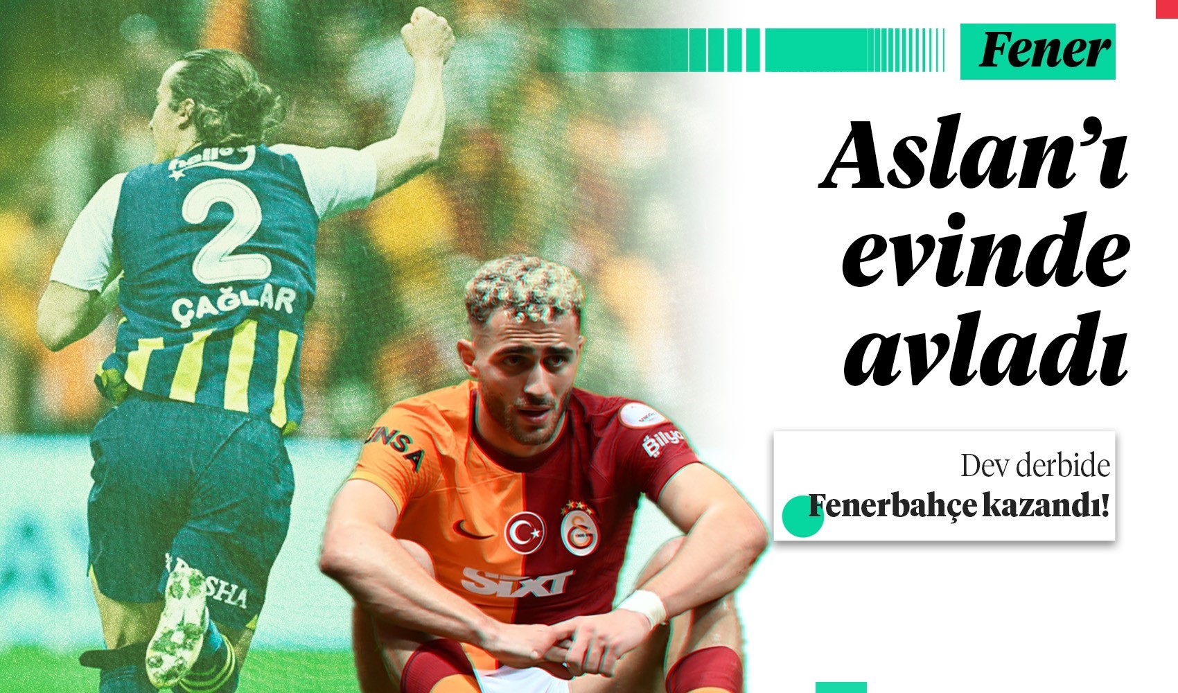 Fenerbahçe Galatasaray'ı devirdi: Şampiyonluk son haftaya kaldı