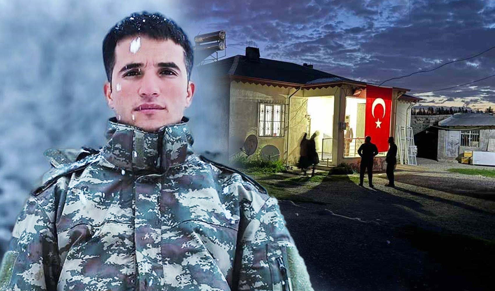 Iğdırlı şehit Vedat Zorba'nın baba evine Türk bayrağı asıldı