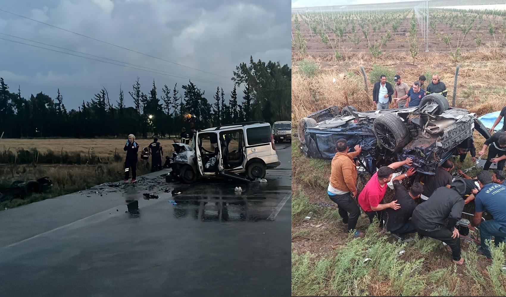 Hatay'da feci trafik kazası: 5 ölü, 2 ağır yaralı