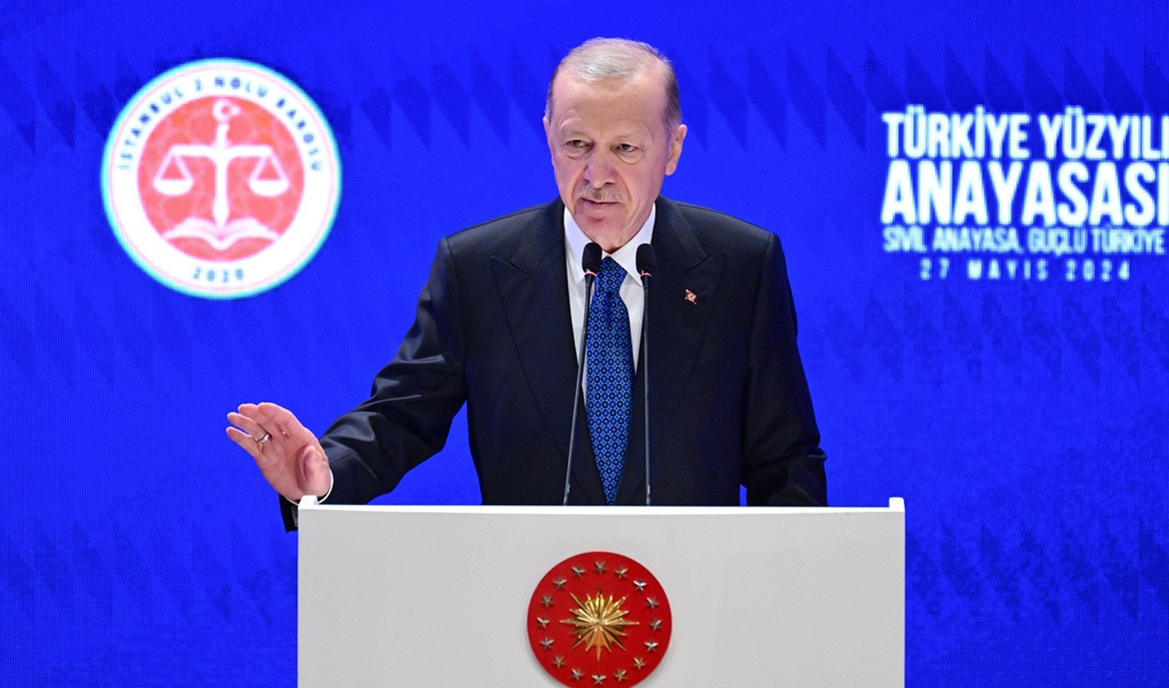 Erdoğan'dan '27 Mayıs' konuşmasında 'Beşli Çete' ve 'yeni Anayasa' mesajı