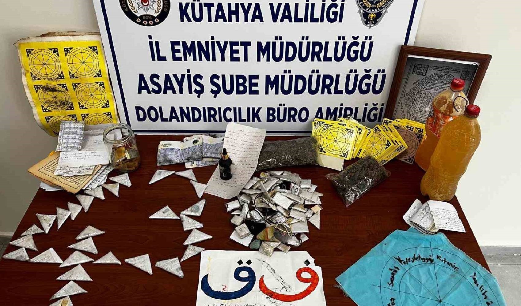 Kütahya’da 'üfürükçü' operasyonu: 4 kişi gözaltına alındı