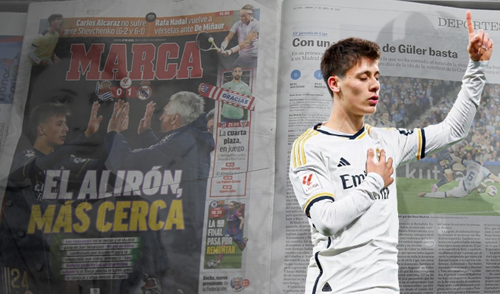 Ancelotti 1 gün önceden haber verdi: Arda Güler, Real Madrid'in şampiyonluk maçında ilk 11'de...