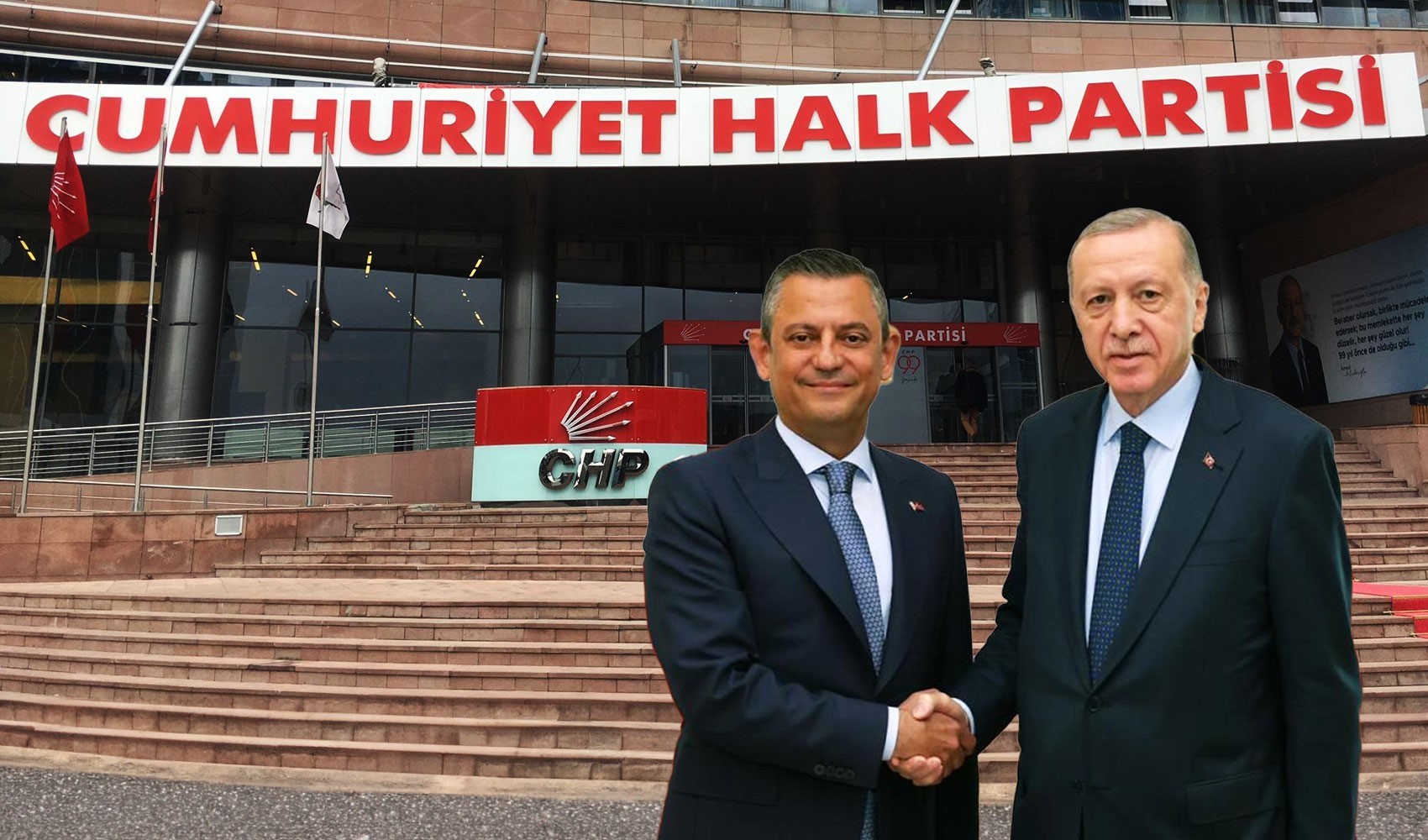 Tarihi zirveye saatler kaldı: Erdoğan, CHP Genel Merkezi'nde Özgür Özel'le görüşecek