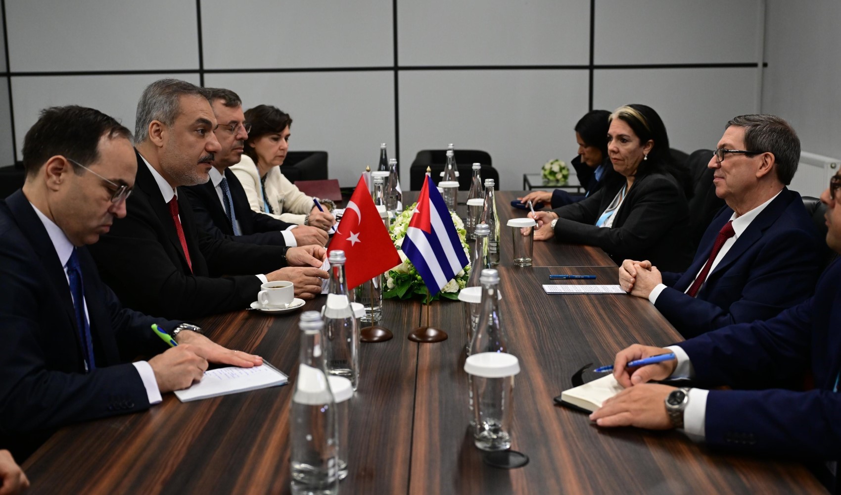 Dışişleri Bakanı Hakan Fidan Kübalı mevkidaşı Parrilla ile görüştü