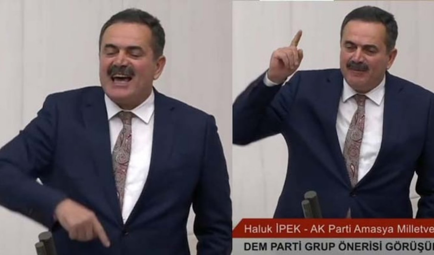 AKP'li vekil meclis kürsüsünde eli cebinde konuşma yaptı