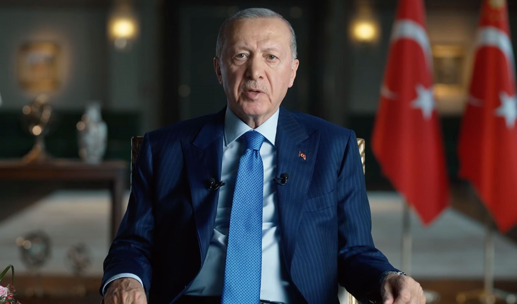 Erdoğan'dan Türk Kara Kuvvetlerinin 2 bin 233'üncü yıl dönümüne tebrik mesajı