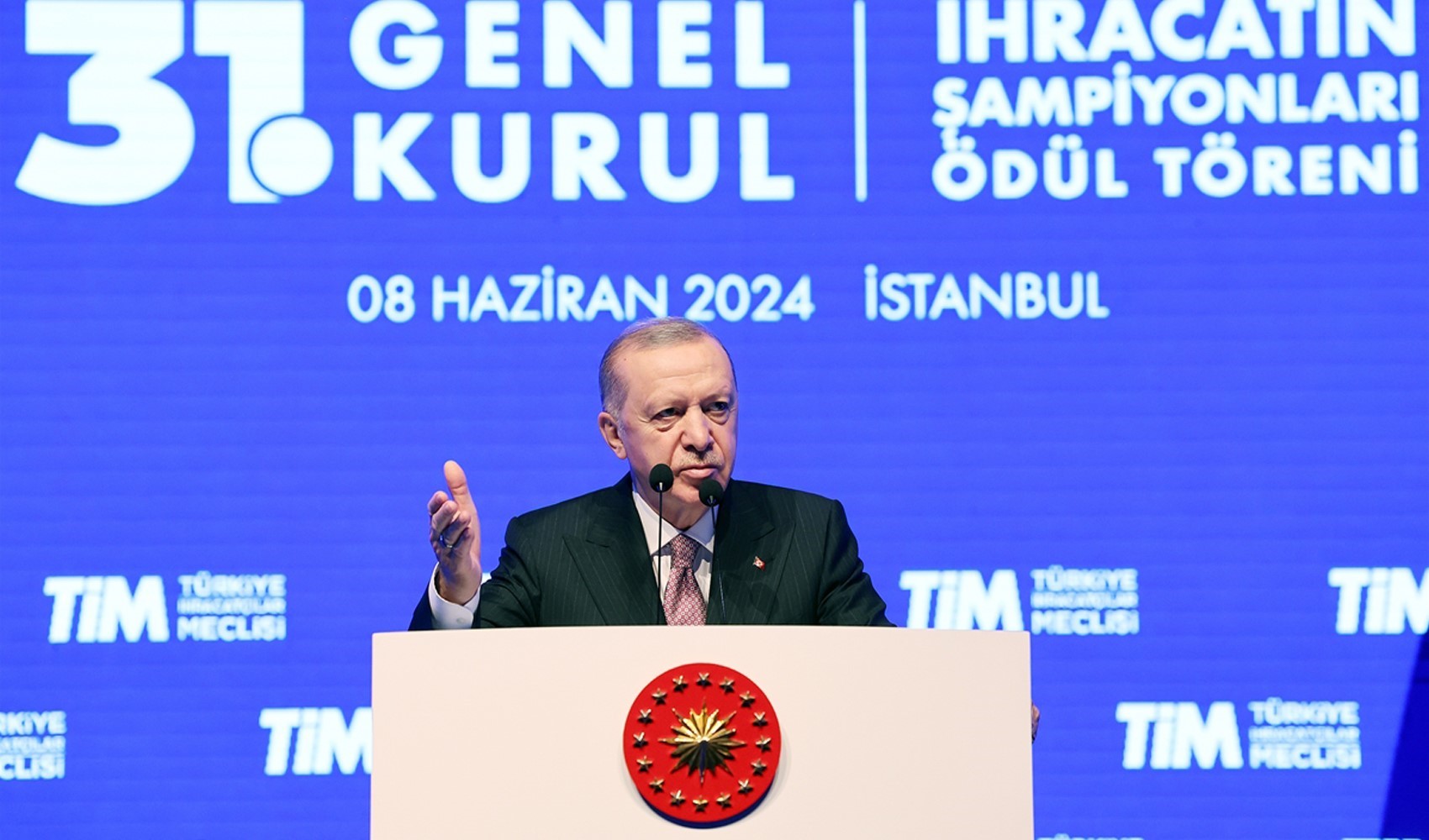 Erdoğan'dan ihracatçılara 'döviz' mesajı: 'Yüzde 40'tan 30'a indirdik'