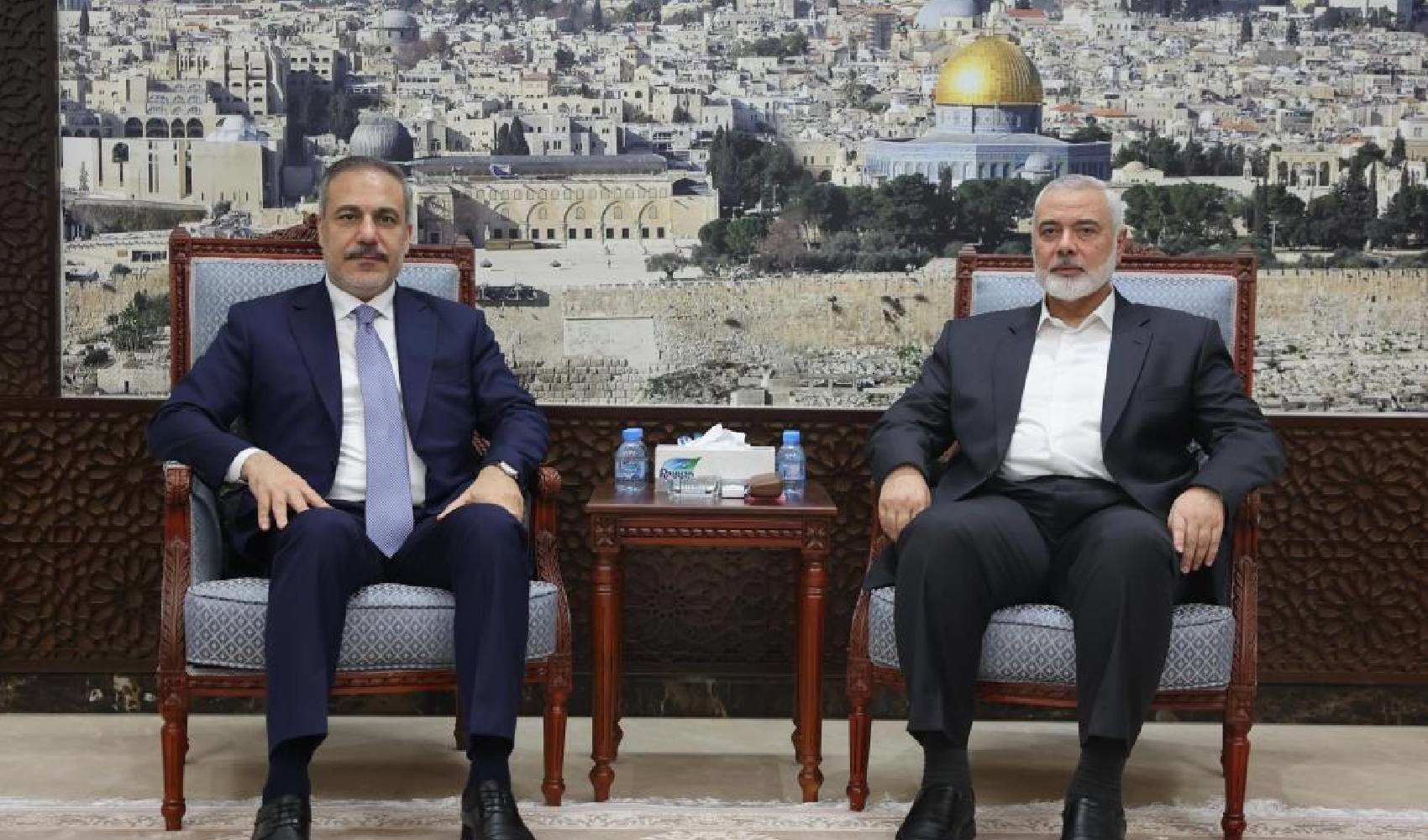 Dışişleri Bakanı Hakan Fidan, Hamas Siyasi Büro Başkanı İsmail Haniye ile görüştü