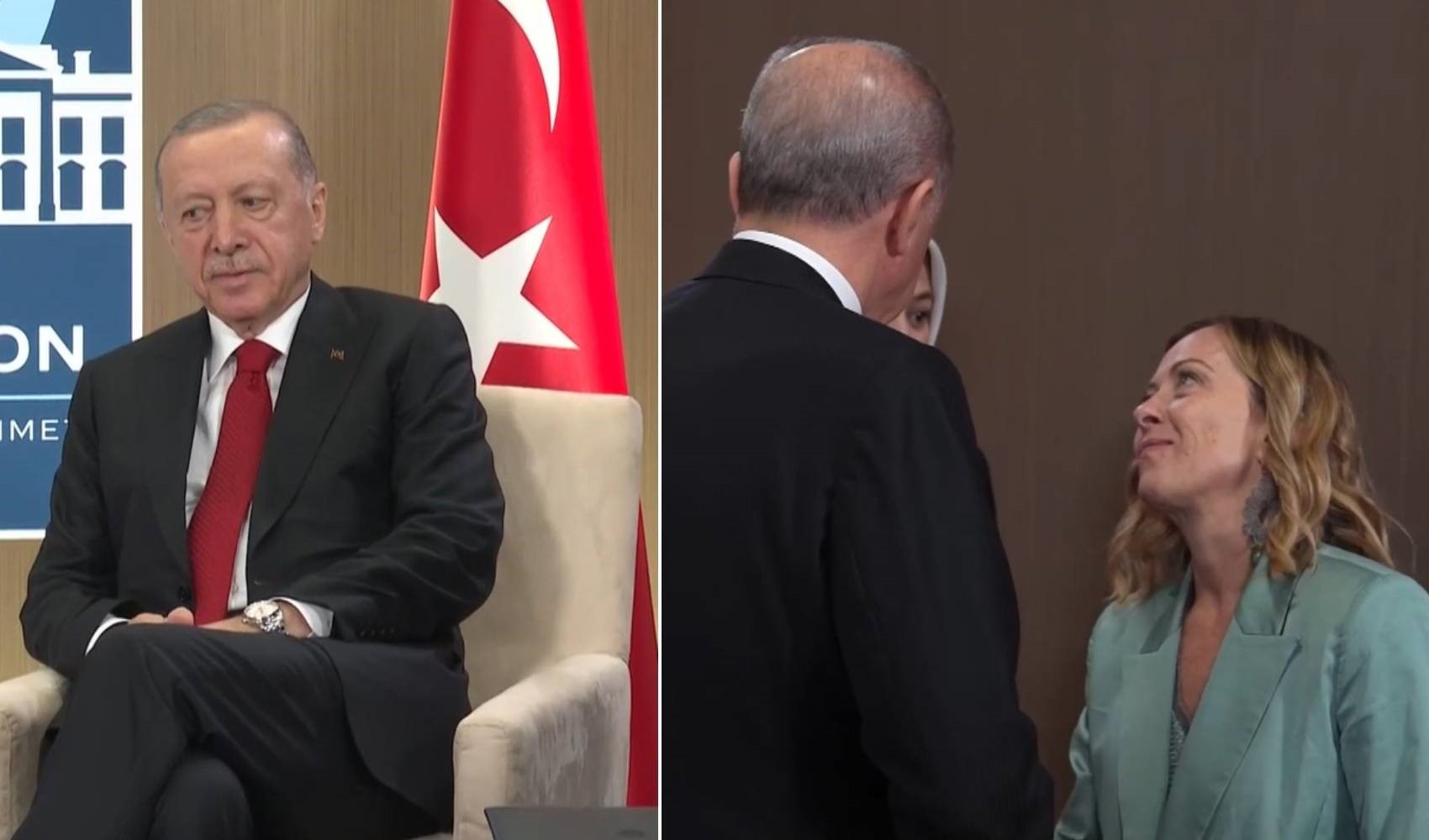 Erdoğan ile Meloni'nin o anları sosyal medyada gündem oldu