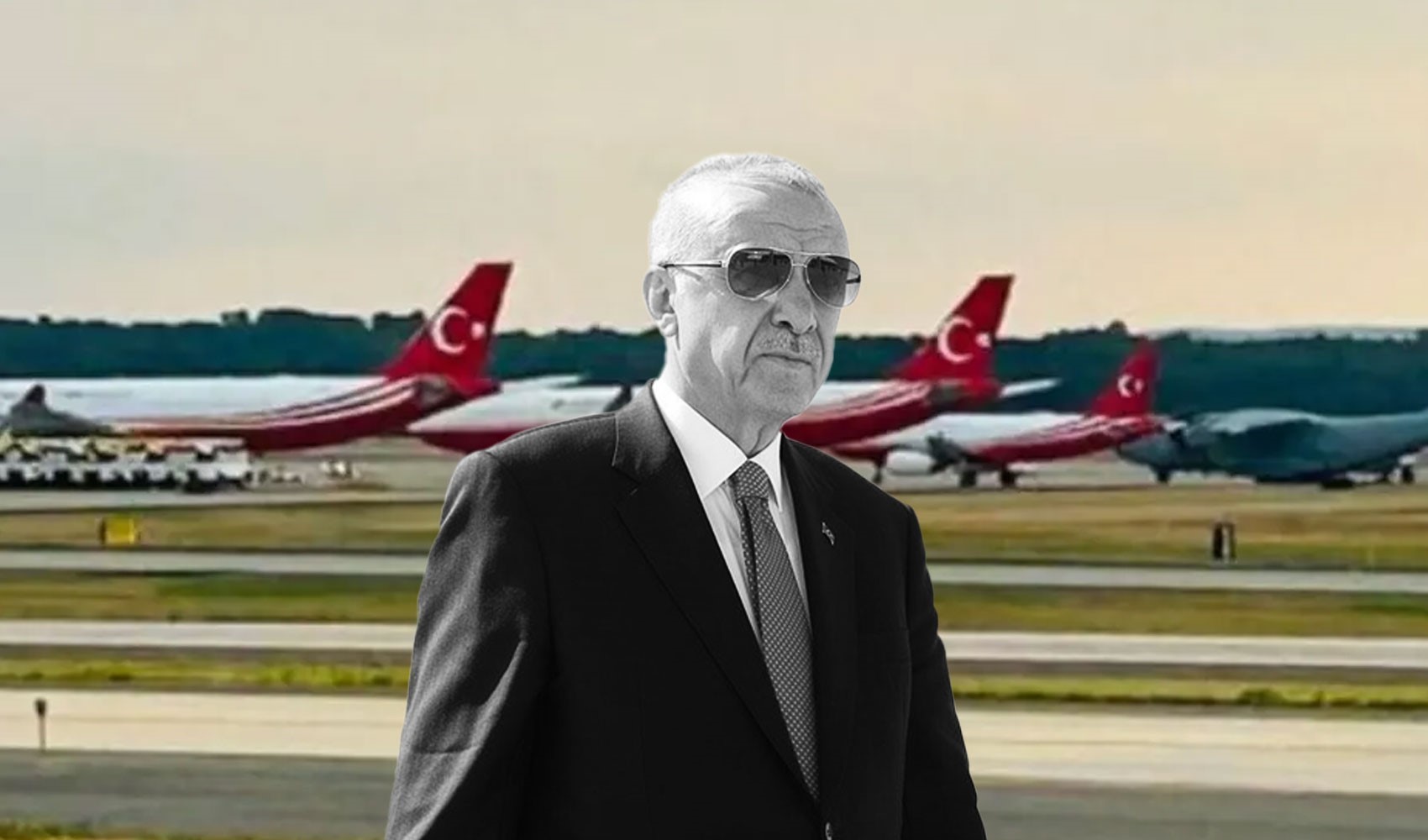 Saray'dan havada konvoy: Erdoğan ABD'ye 5 uçakla gitmiş
