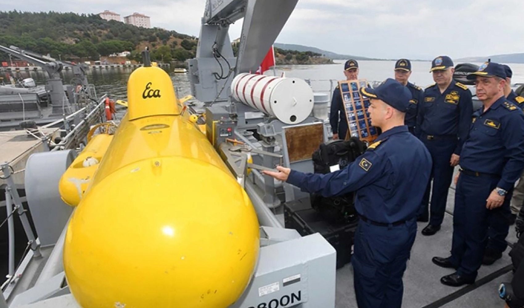 Il Capo di Stato Maggiore Gürak ha ispezionato le unità delle forze navali