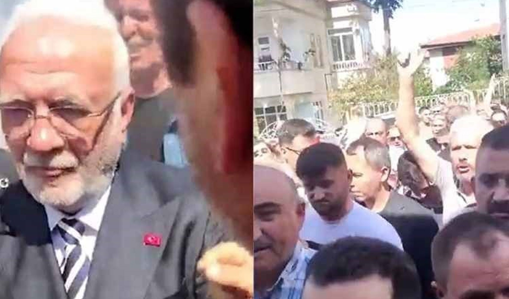 Proteste contro l'esponente dell'AKP Mustafa Elitaş a Kayseri: 