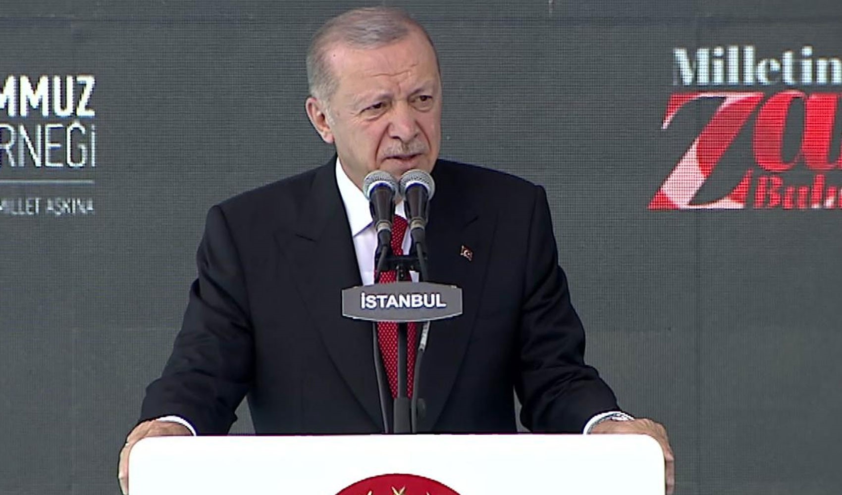 Erdoğan'dan 15 Temmuz çıkışı: 'Tiyatro diyenleri kıyamete kadar...'