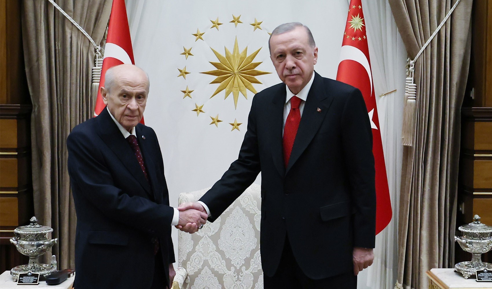 Erdoğan, MHP lideri Bahçeli ve bazı siyasetçileri kabul etti