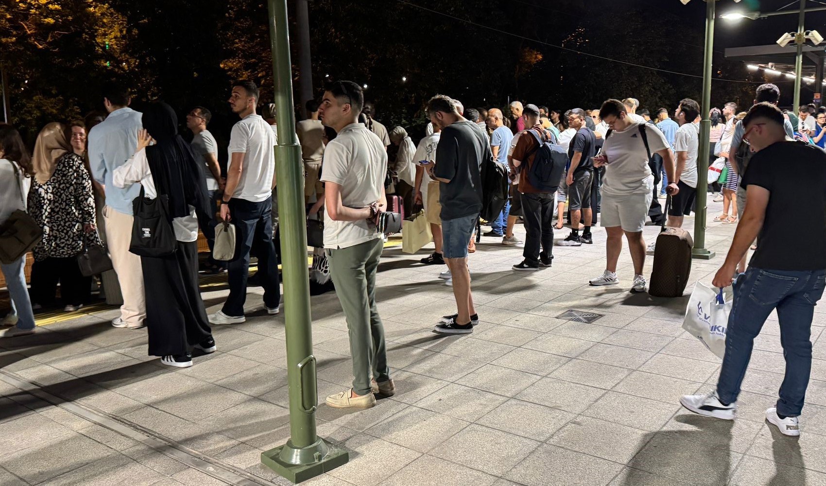 Florya'da Marmaray arızalandı